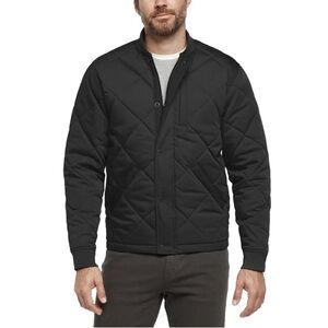 Banana Republic Men's Black Quilted Bomber Jacket